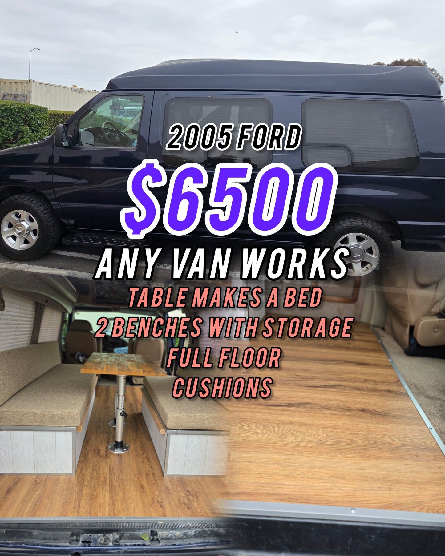 Partial Builds. Any Van Works